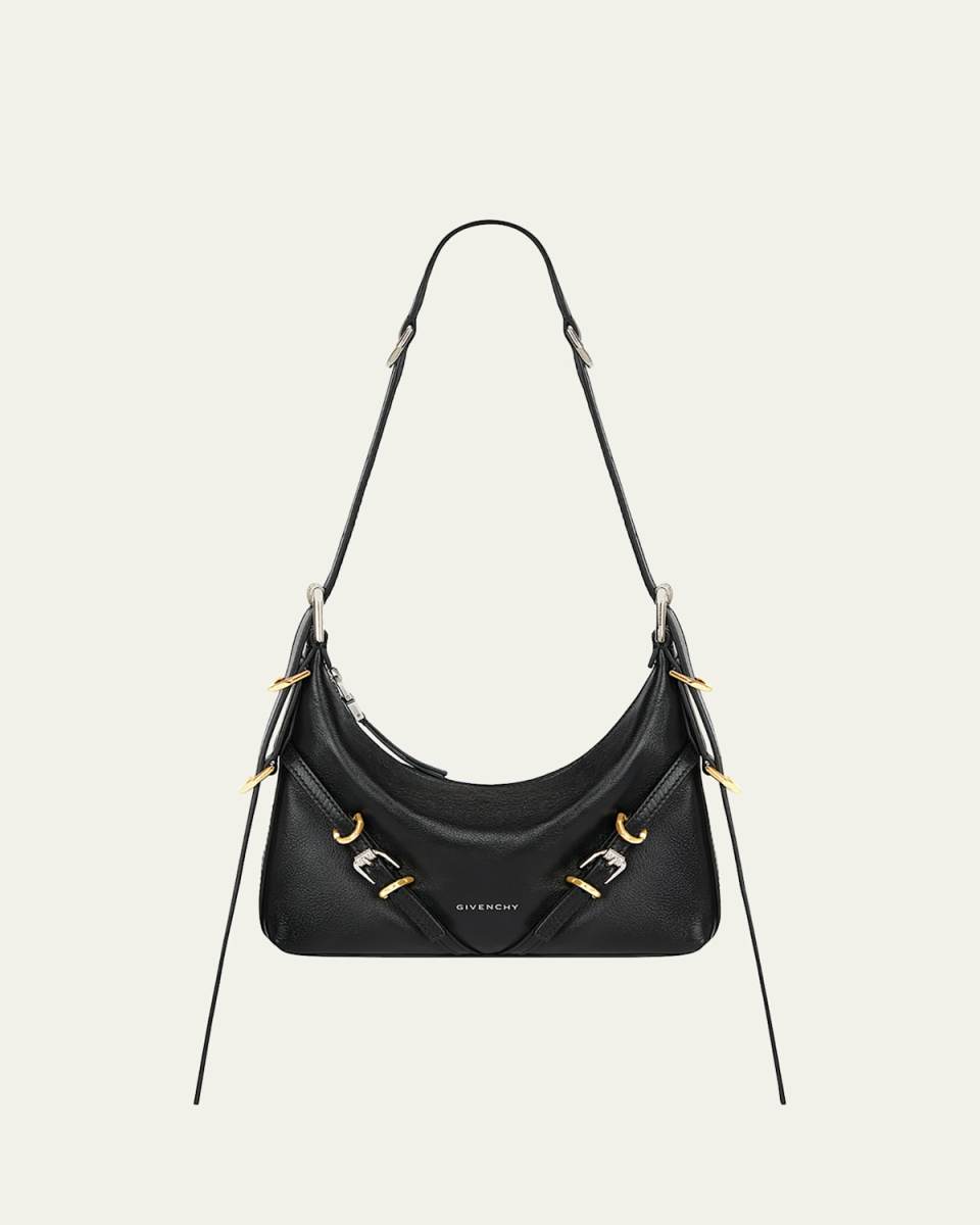 Voyou Mini Shoulder Bag in Tumbled Leather
